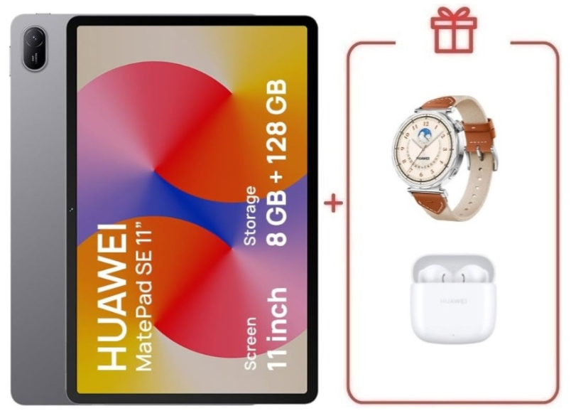 Планшет Huawei MatePad SE AGS6-W09 11 дюйм 8 Гб/128 Гб серый + подарок купить,NaN