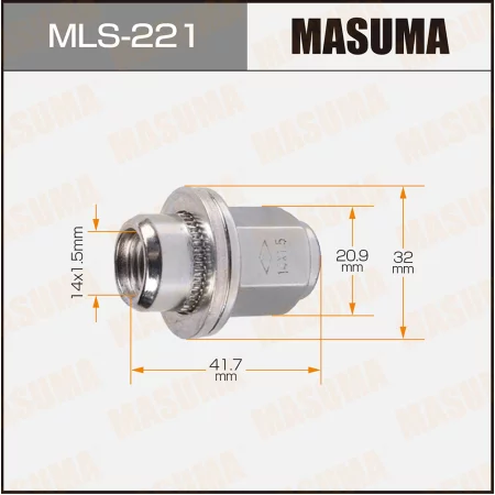 Гайка колесная Masuma mls-221 14x1.5 S-21  купить,NaN