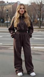Комбинезон Dominika 58741 коричневый 48