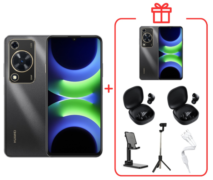 Смартфон Huawei Nova Y63 GFY-LX1 4/128Gb Black + подарок купить,NaN