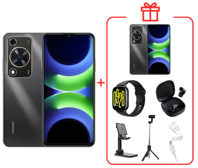Смартфон Huawei Nova Y63 GFY-LX1 4/128Gb Black + подарок купить,NaN