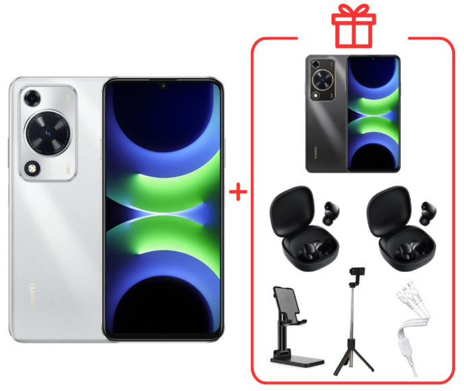 Смартфон Huawei Nova Y63 GFY-LX1 4/128Gb Silver + подарок купить,NaN