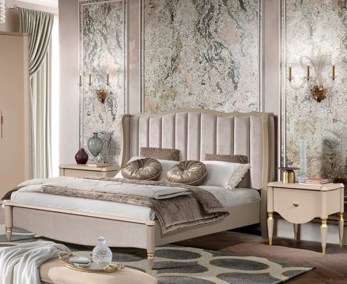 Кровать СлонимМебель Моника Капучино 180x200см коричневый купить,NaN