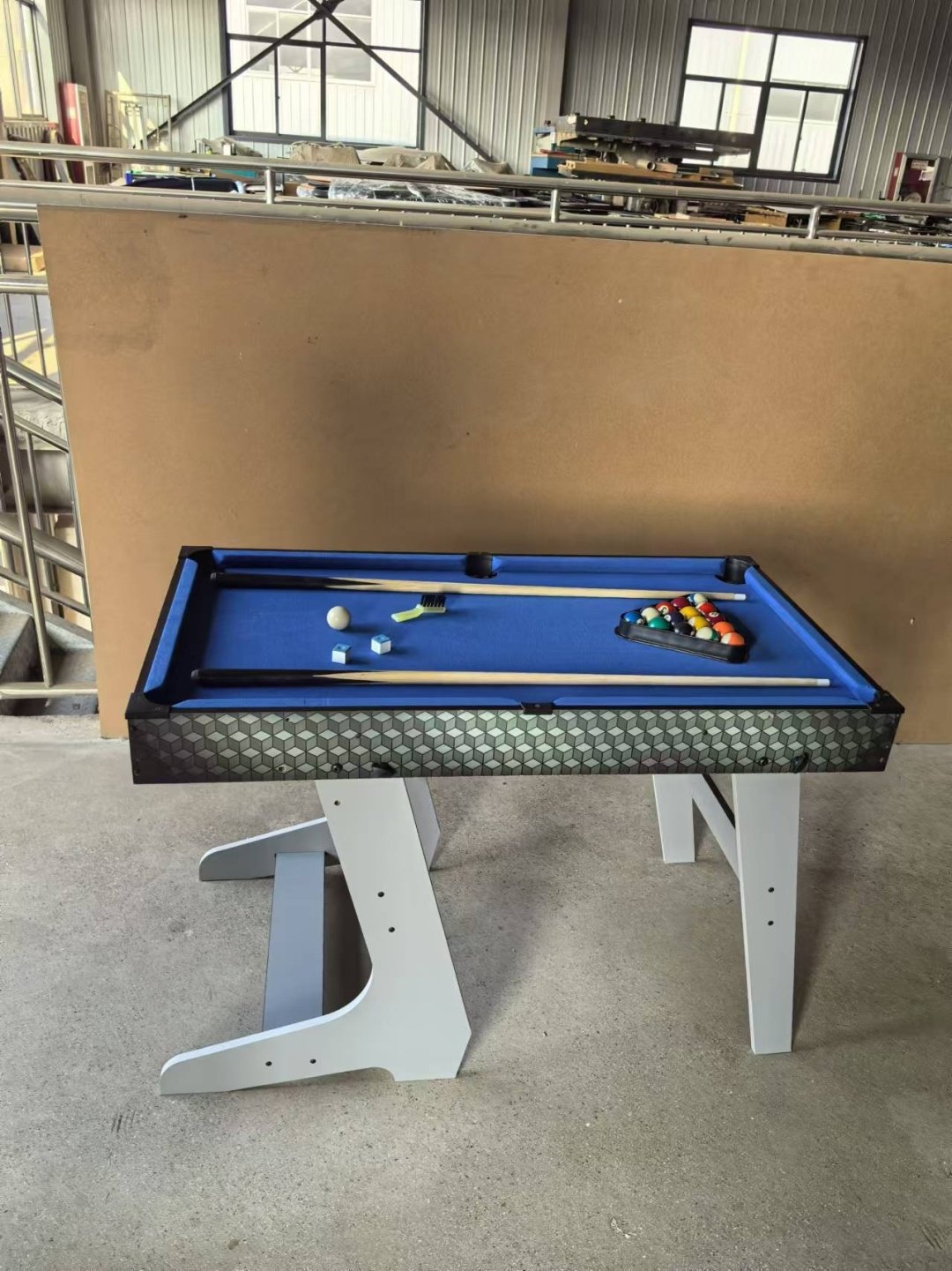Игровой стол FitTop для аэрохоккея, для бильярда, для футбола, для тенниса зеленый 4 фута