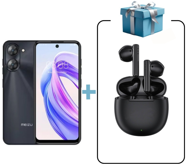 Смартфон Meizu Mblu 21 6/128Gb Black + подарок купить,NaN