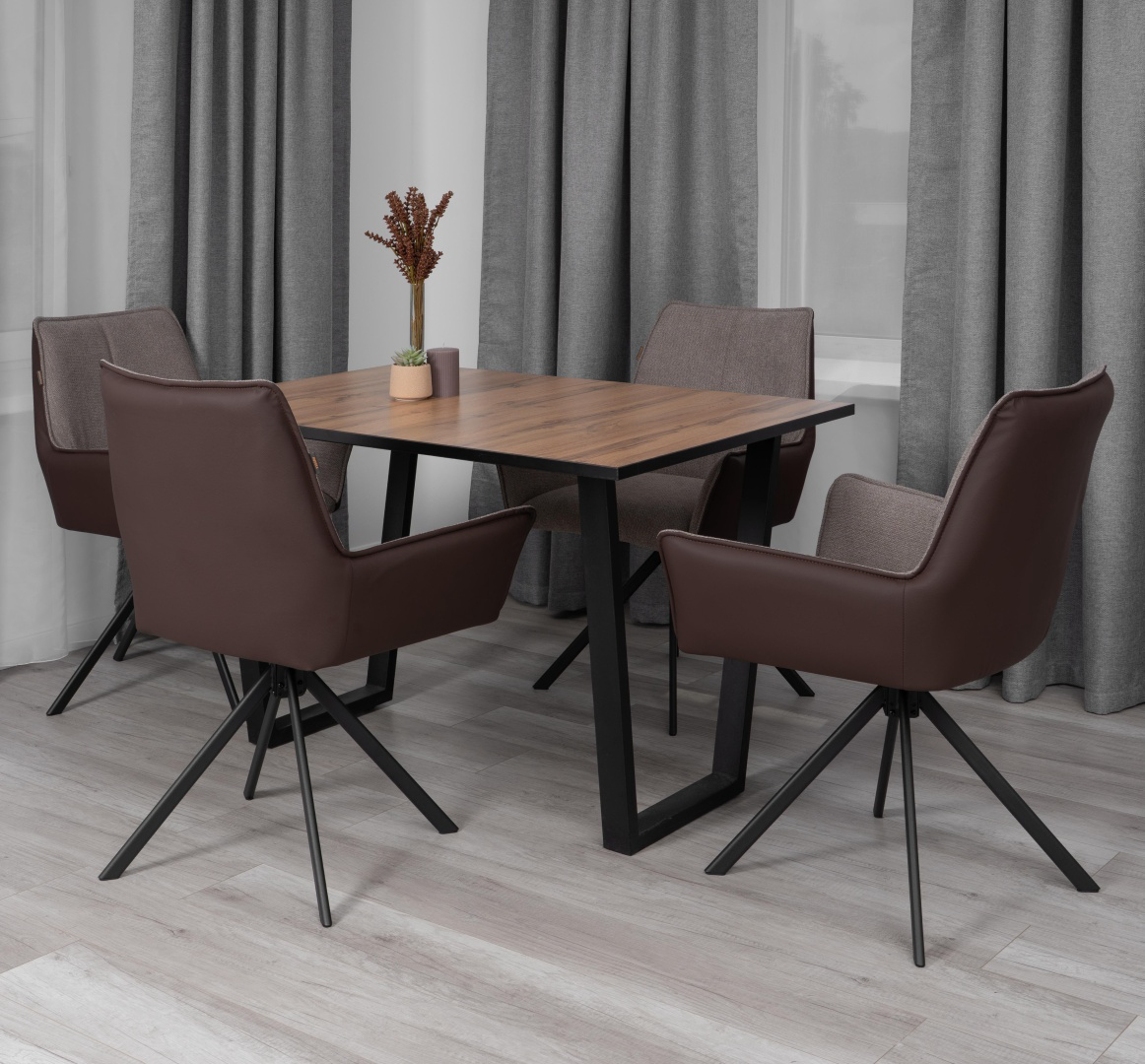 Кресло Dominika Murano 25222 88х53х47см коричневый купить,NaN