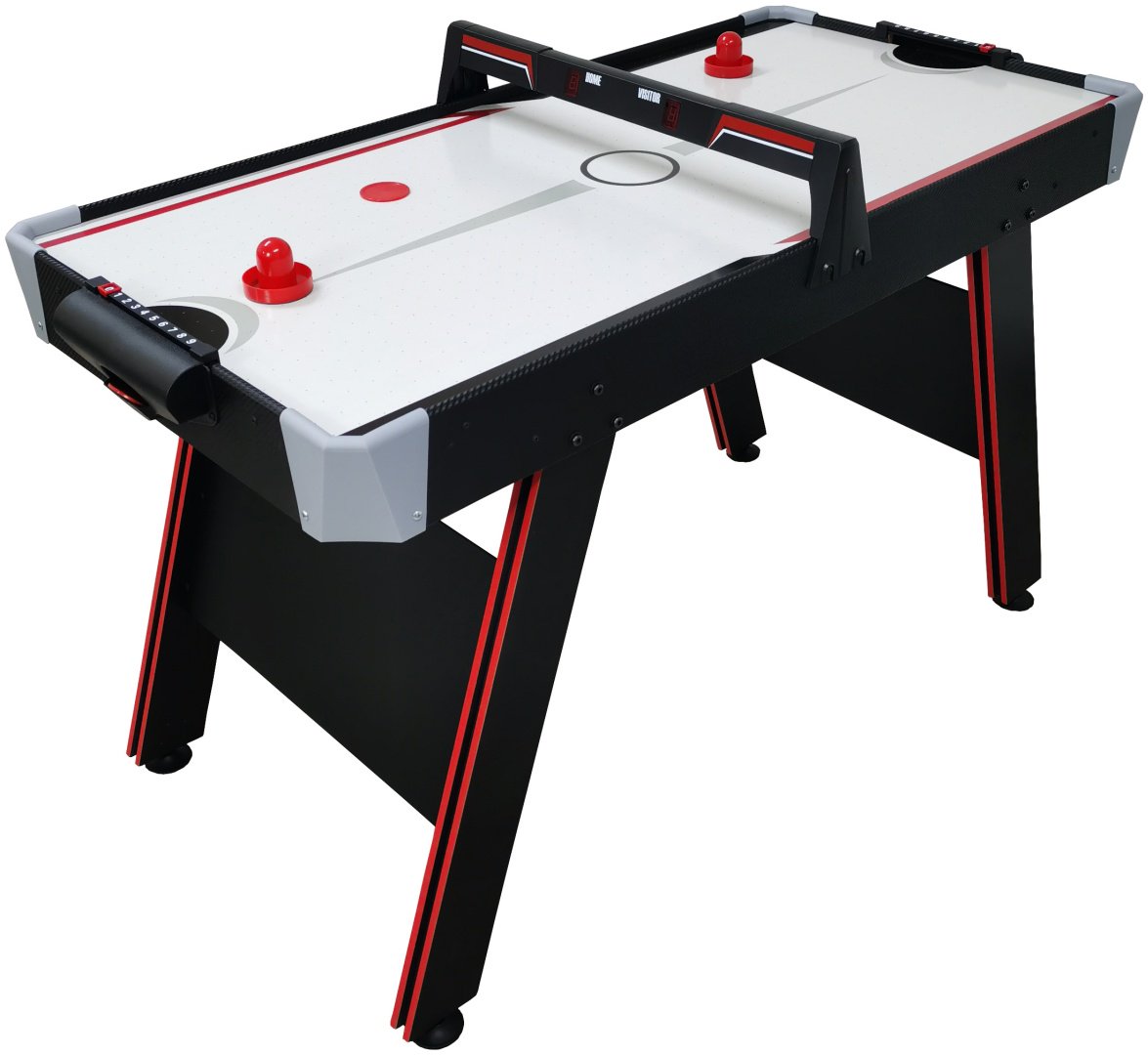 Игровой стол для аэрохоккея черный 4 фута