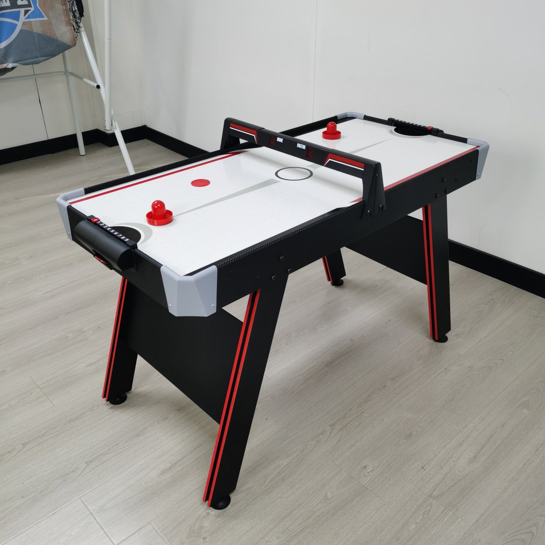 Игровой стол для аэрохоккея черный 4 фута