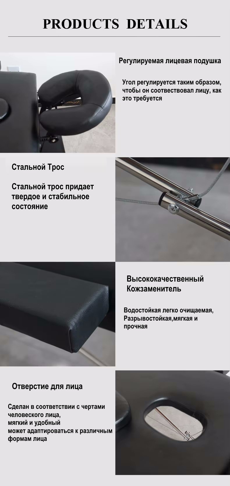 FitTop кушетка Aluminium FT-MK200Black до 250 кг 60х180 см купить,NaN