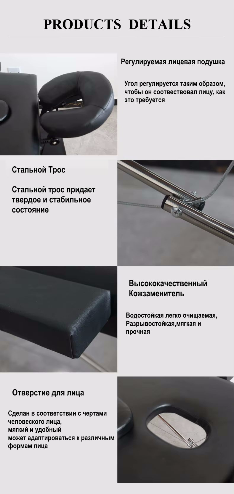 FitTop кушетка Aluminium FT-MK200Black до 250 кг 60х180 см купить,NaN