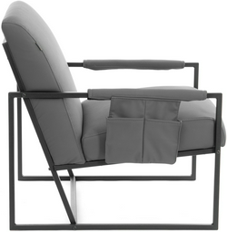 Кресло Dominika Charli LUX 25178 66х55х82см графит