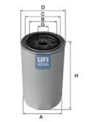 Масляный фильтр UFI 2324800 SK 804 купить,NaN
