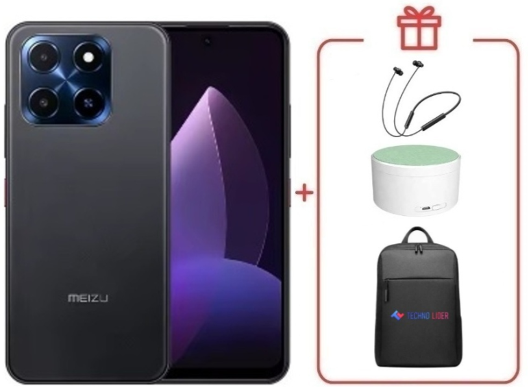 Смартфон Meizu Mblu 22 4/128Gb Titan Black + подарок купить,NaN