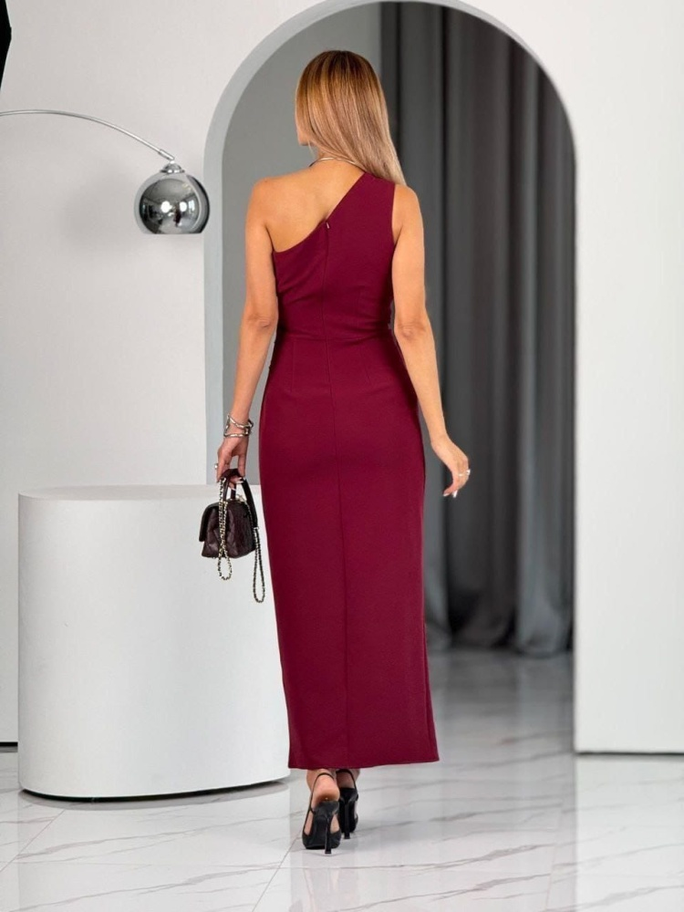 Платье вечернее Dominika 22245 бордовое 46 купить,NaN