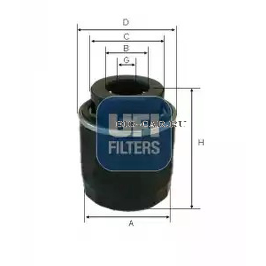 Масляный фильтр UFI 2357300 SM 5085 купить,NaN