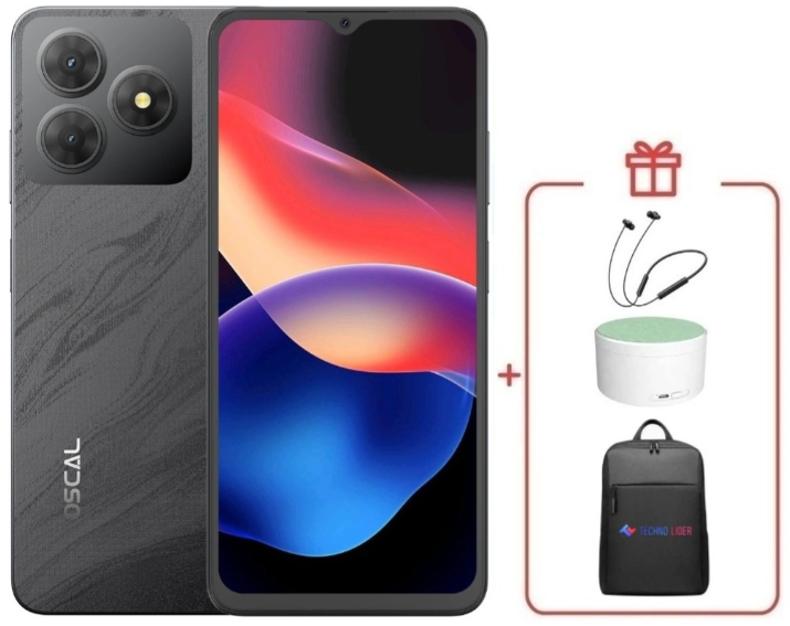 Смартфон Blackview Oscal Flat 2C 2/64Gb Phantom Black + подарок купить,NaN