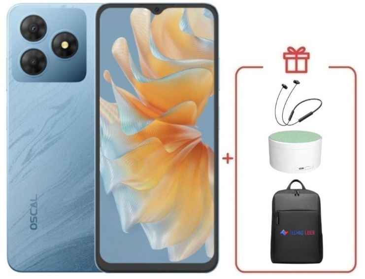 Смартфон Blackview Oscal Flat 2 6/256Gb Ripple Blue + подарок купить,NaN