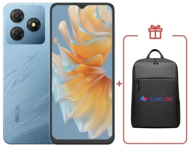 Смартфон Blackview Oscal Flat 2 6/256Gb Ripple Blue + подарок купить,NaN