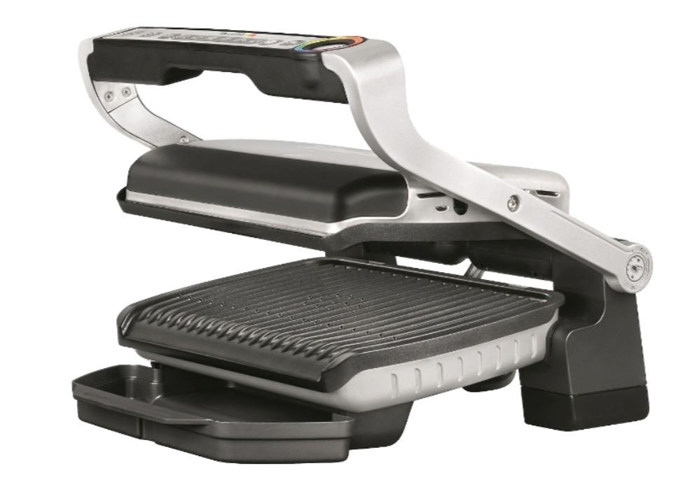 Гриль Tefal GC712D34 Optigrill+ серебристый купить,NaN