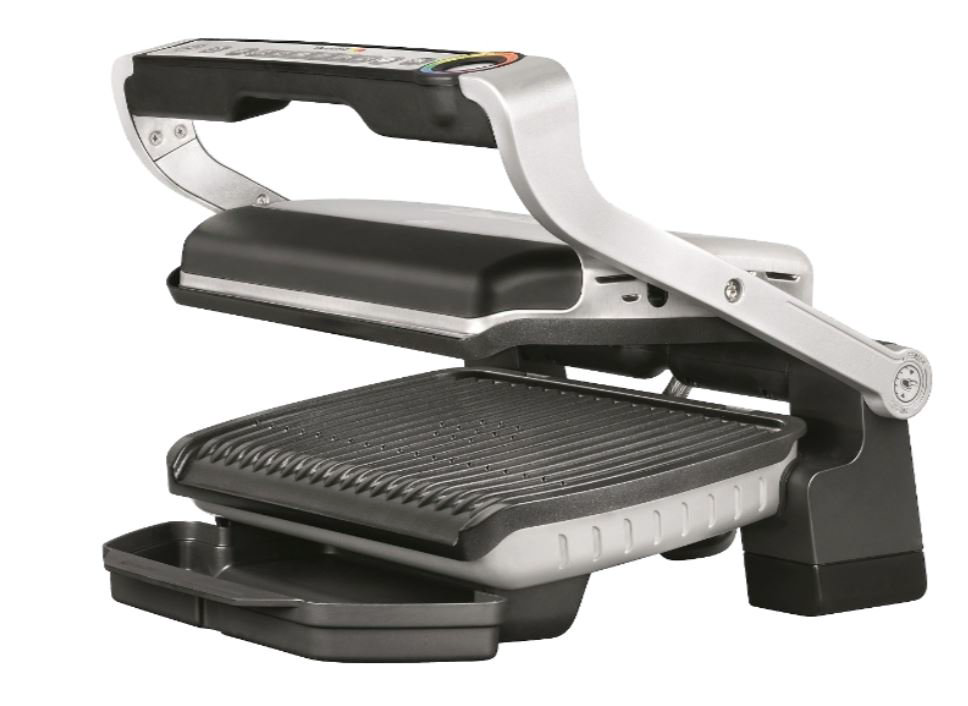 Гриль Tefal GC712D34 Optigrill+ серебристый купить,NaN