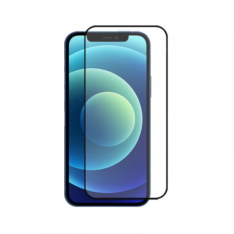 Защитное стекло Moxom для Iphone 12/12 Pro Airbag Frame черное купить,NaN