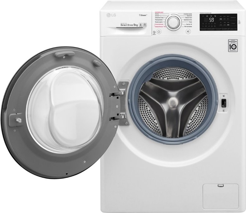 Стиральная машина LG F4M5VS6W белая купить,0