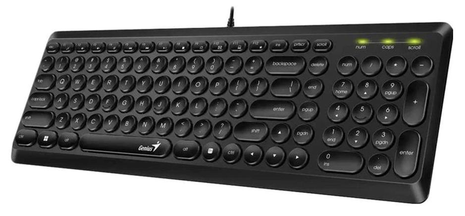 Клавиатура Genius SlimStar Q200 черная - ForteMarket Клавиатура Genius SlimStar Q200 черная купить,0