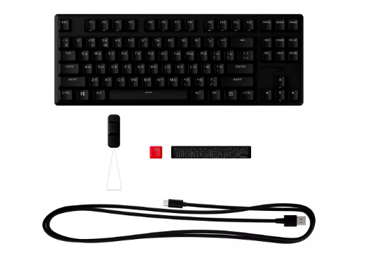 Клавиатура HyperX Alloy Origins PBT HX Aqua TKL 639N9AA черная купить,0