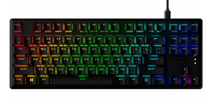 Клавиатура HyperX Alloy Origins Core PBT HX Red TKL 639N7AA черная
