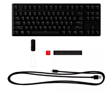 Клавиатура HyperX Alloy Origins Core PBT HX Red TKL 639N7AA черная - ForteMarket Клавиатура HyperX Alloy Origins Core PBT HX Red TKL 639N7AA черная купить,0