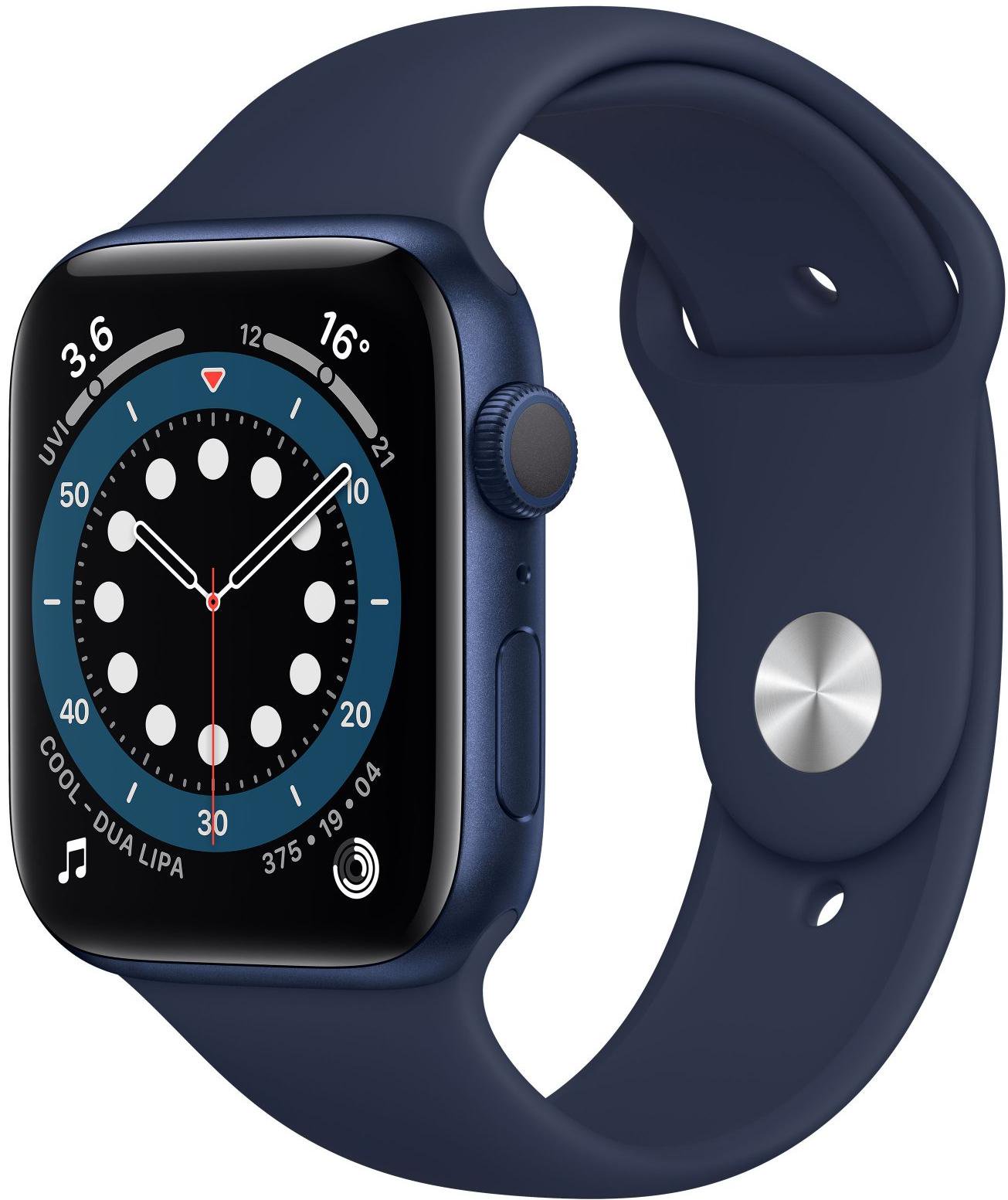 Смарт-часы Apple Watch Series 6 44mm M00J3 Sport Band Deep Navy-Blue