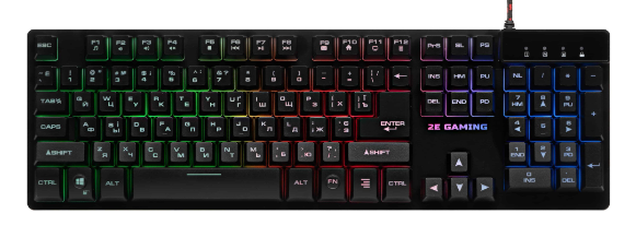  Клавиатура 2E Gaming KG280 черная