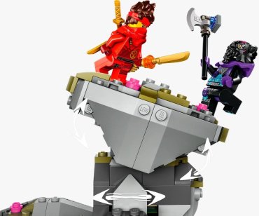 Конструктор LEGO каменный храм дракона, деталей 1212 шт