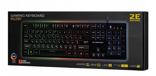 Клавиатура 2E Gaming KG280 черная - ForteMarket Клавиатура 2E Gaming KG280 черная купить,0