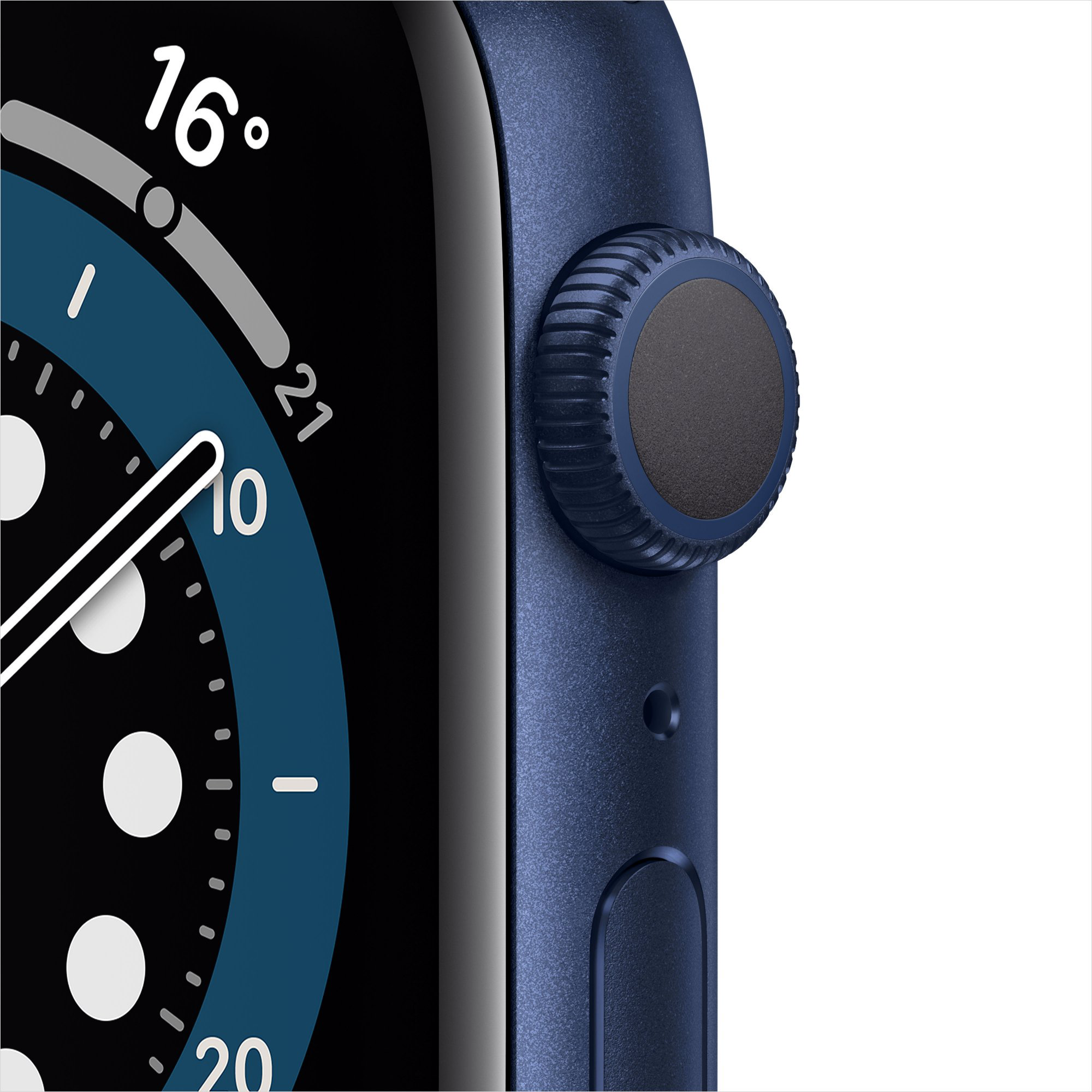 Смарт-часы Apple Watch Series 6 44mm M00J3 Sport Band Deep Navy-Blue купить,NaN
