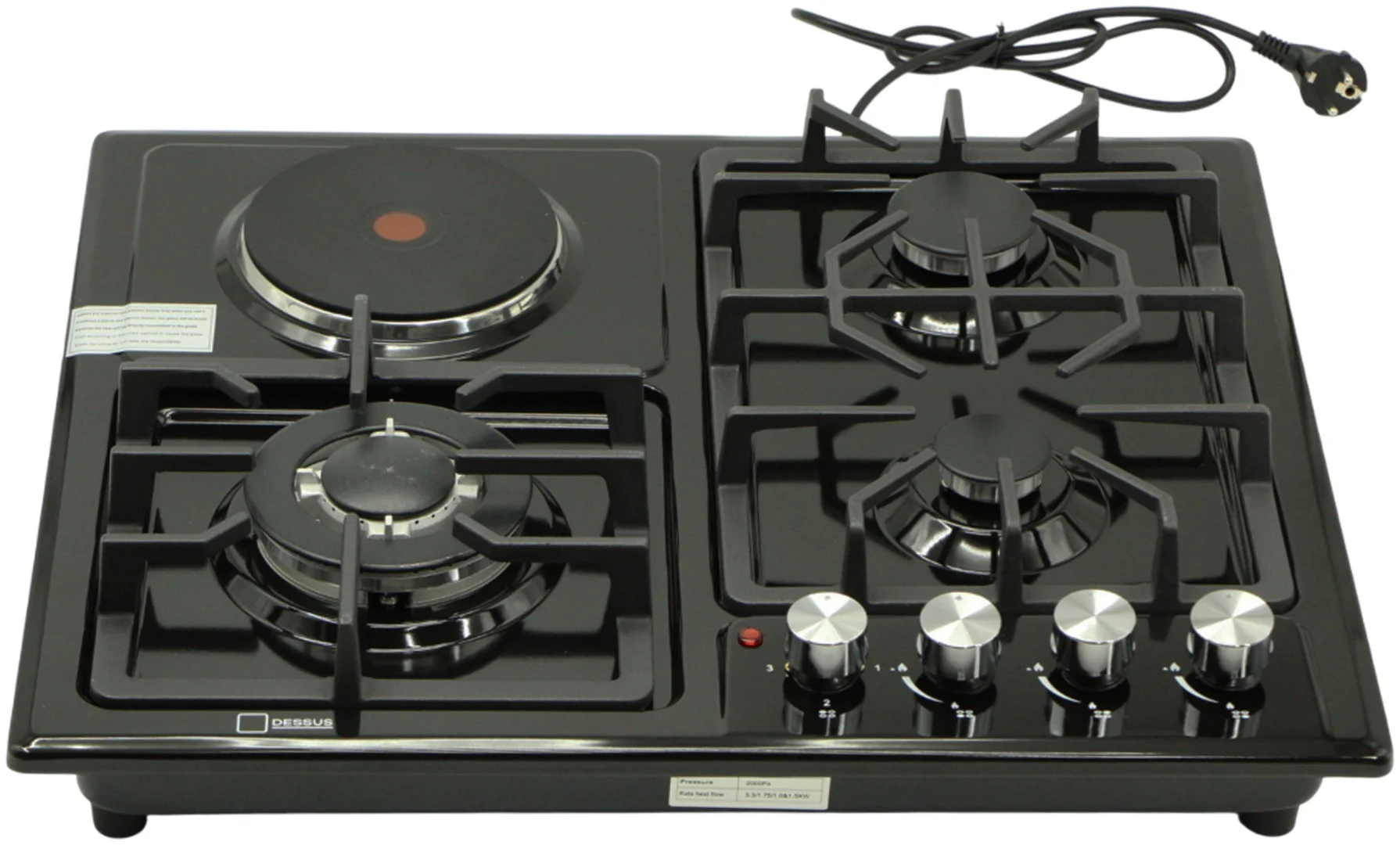 Варочная панель Dessus DCMP-63001B черная