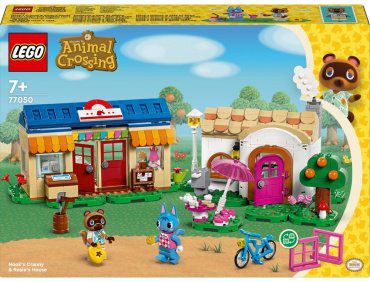 Конструктор LEGO Animal Crossing Ущелье Нука и дом Рози, деталей 535 шт