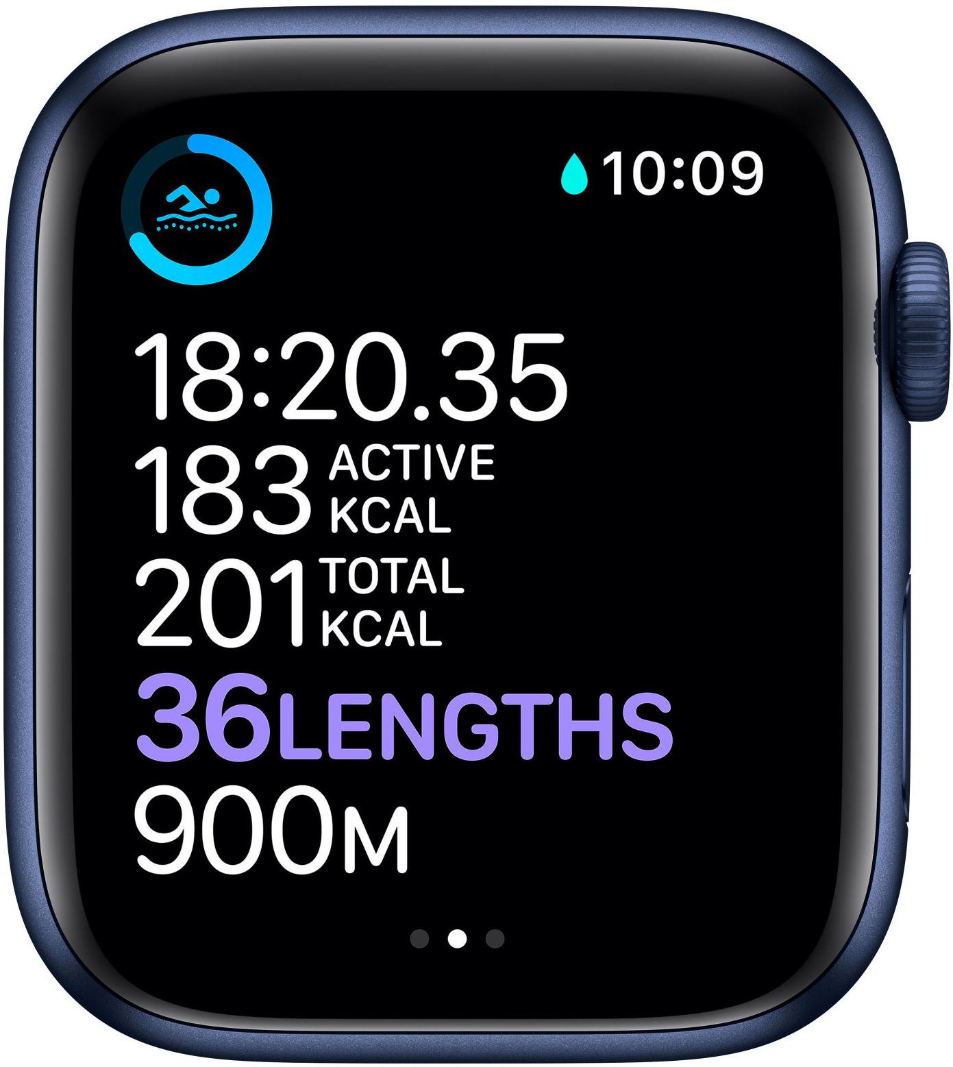 Смарт-часы Apple Watch Series 6 44mm M00J3 Sport Band Deep Navy-Blue