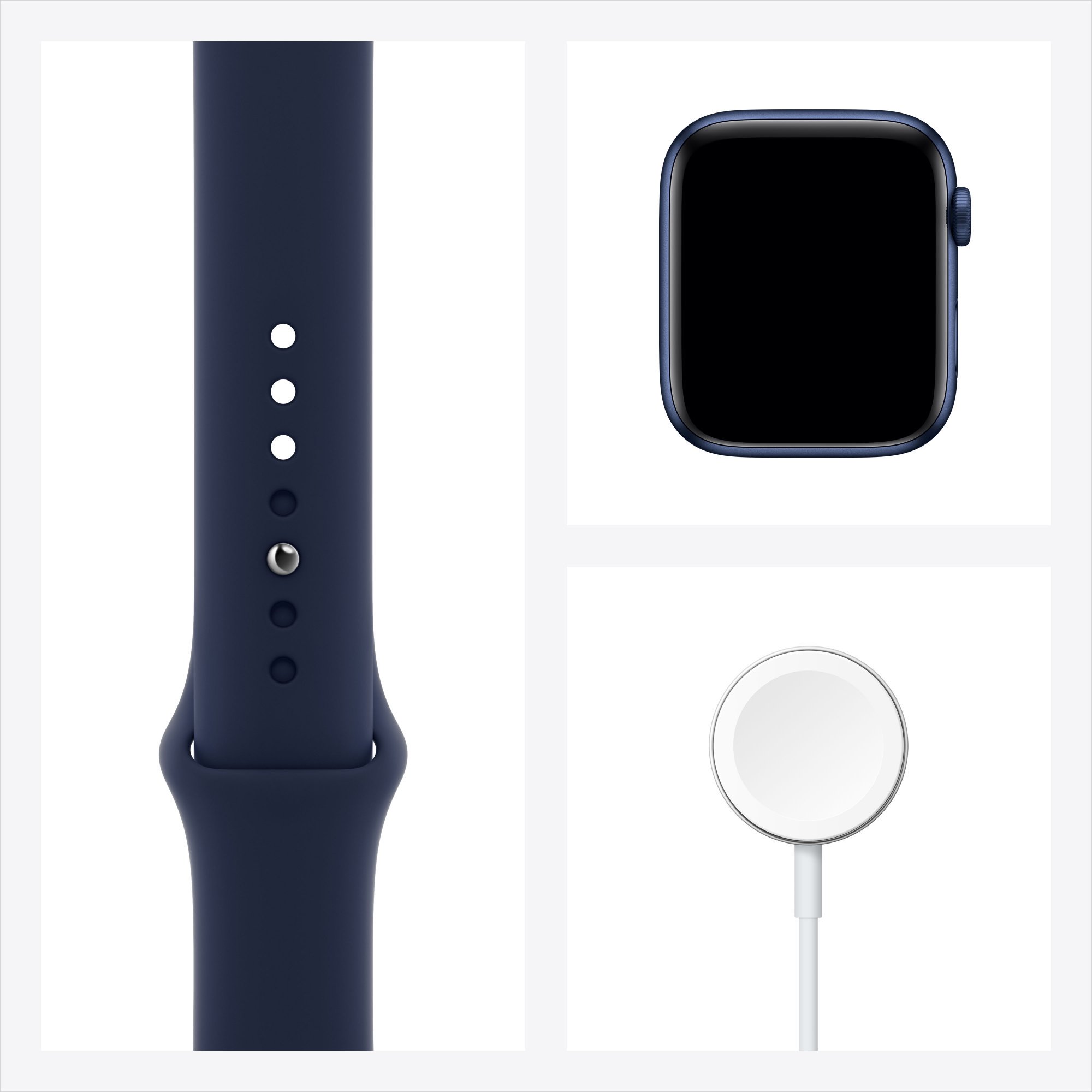 Смарт-часы Apple Watch Series 6 44mm M00J3 Sport Band Deep Navy-Blue