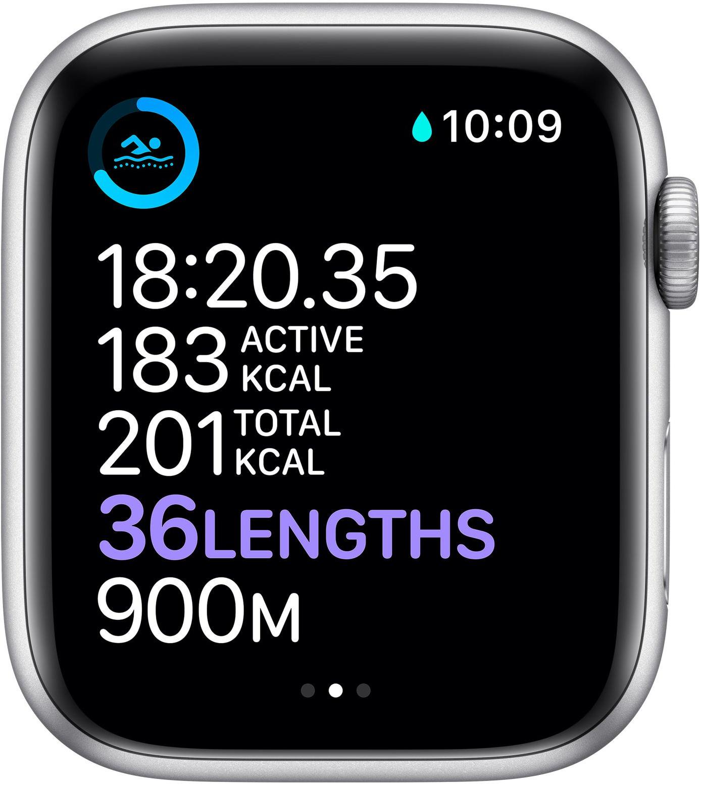Смарт-часы Apple Watch Series 6 44mm M00D3 Sport Band Silver-White  купить,NaN
