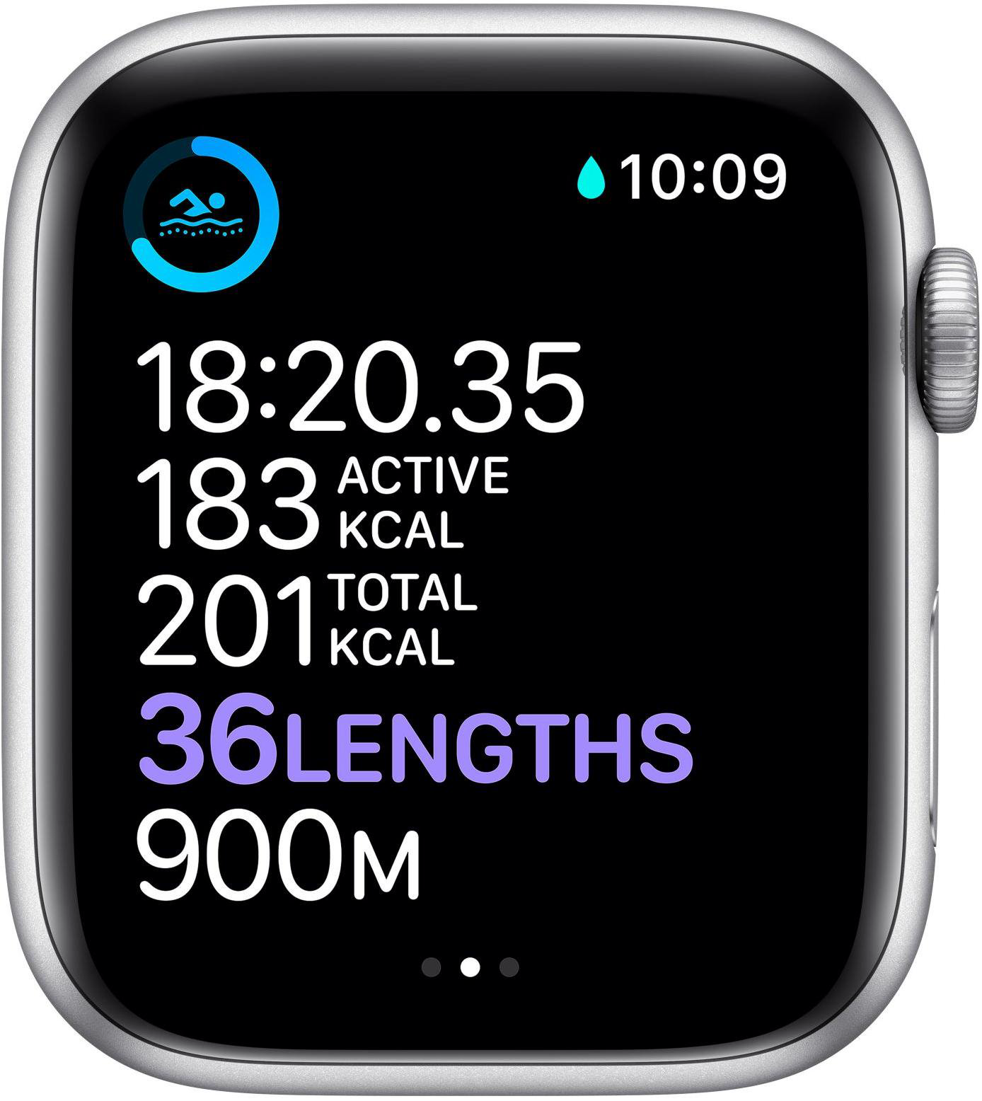 Смарт-часы Apple Watch Series 6 44mm M00D3 Sport Band Silver-White  купить,NaN
