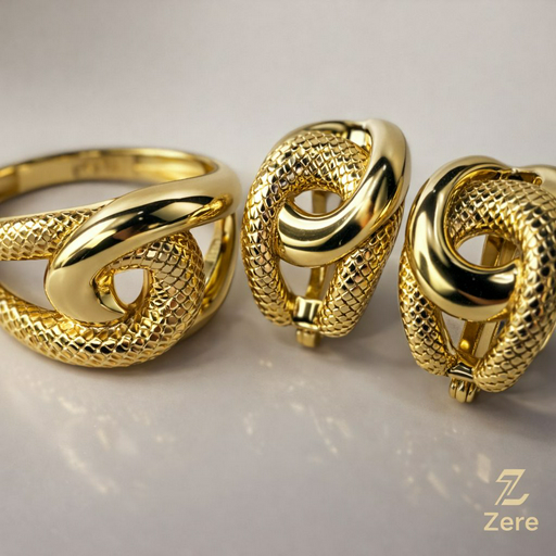 Комплект Zere ZR210303 золото 7.07гр 18р