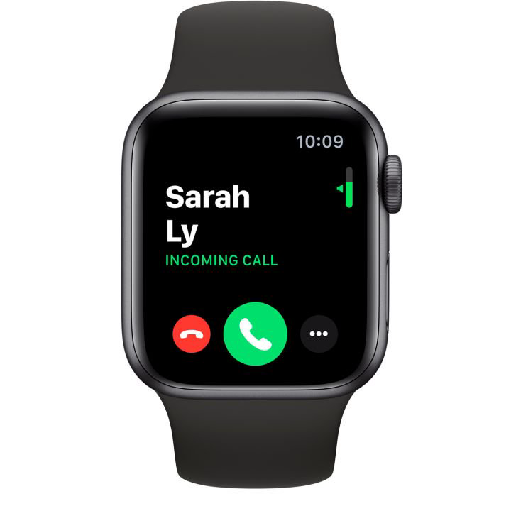Смарт-часы Apple Watch Series 5 40mm MWV82 Aluminium Case with Black Sport Band Space Grey купить,NaN