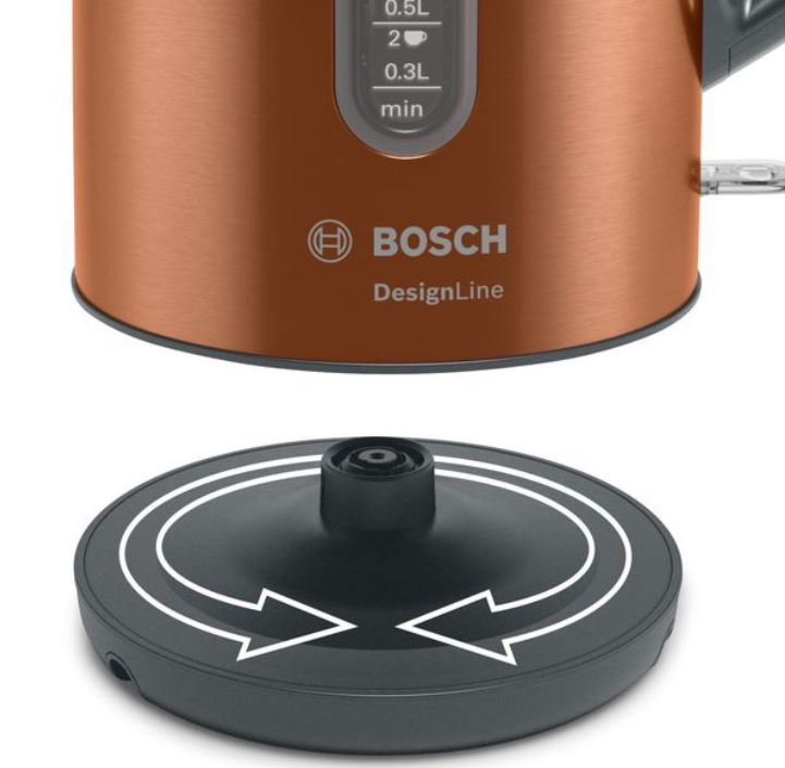 Электрочайник Bosch TWK4P439 1.7л коричневый