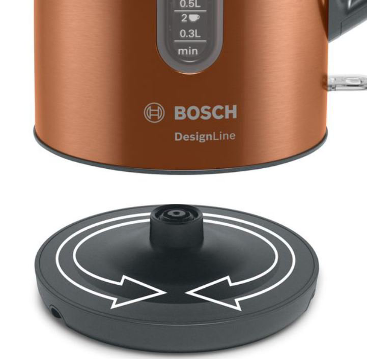 Электрочайник Bosch TWK4P439 1.7л коричневый купить,NaN