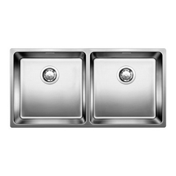 Кухонная мойка Blanco Andano 400/400U 522987 серебристая