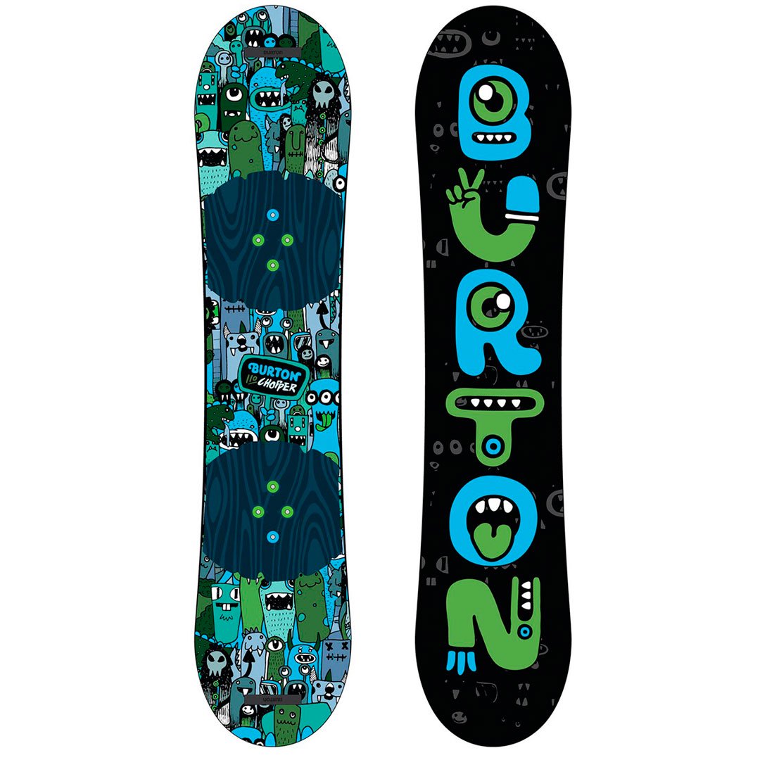 Сноуборд Burton Chopper 110 черно-зеленый
