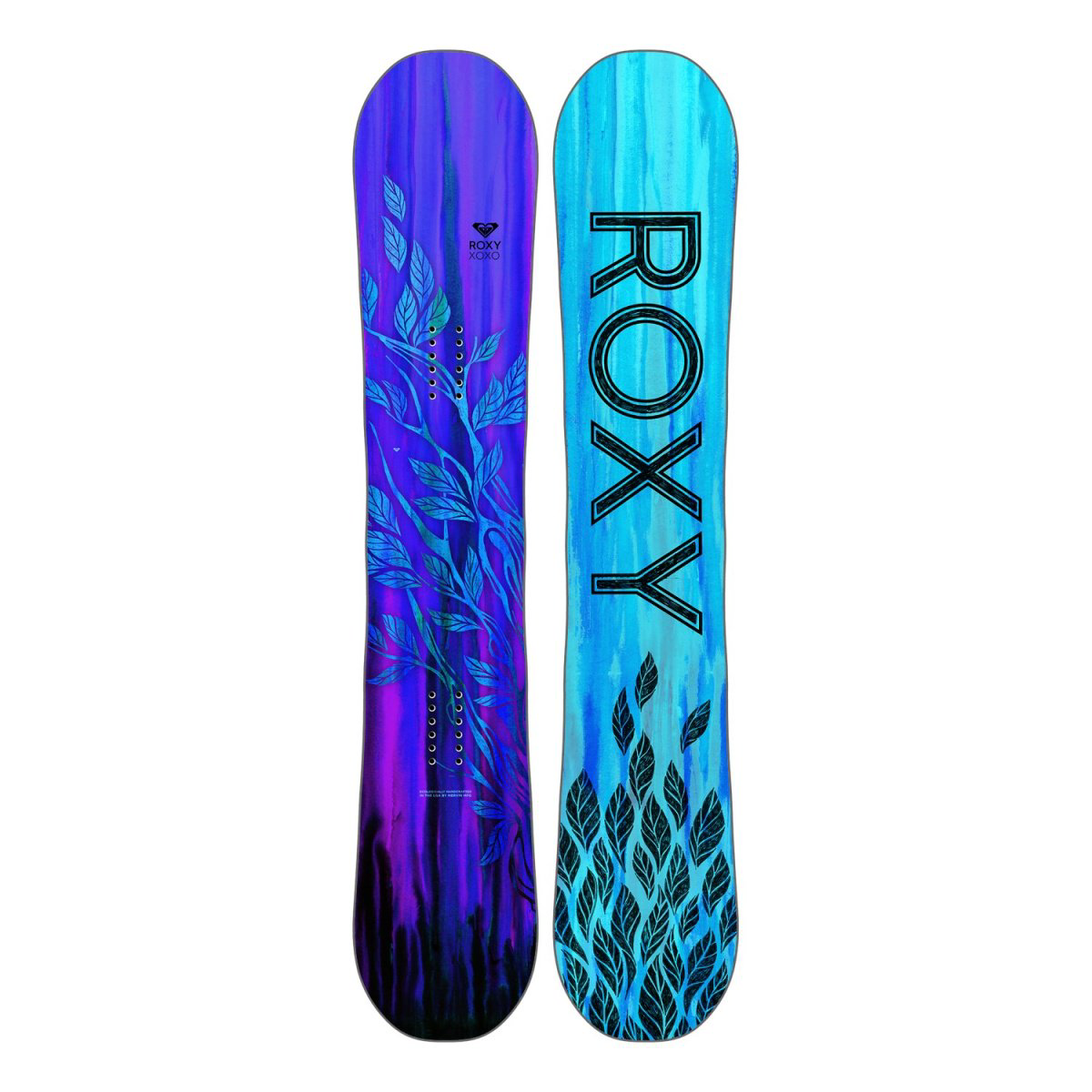 Сноуборд Roxy Xoxo leaves 145 фиолетово-голубой купить,NaN