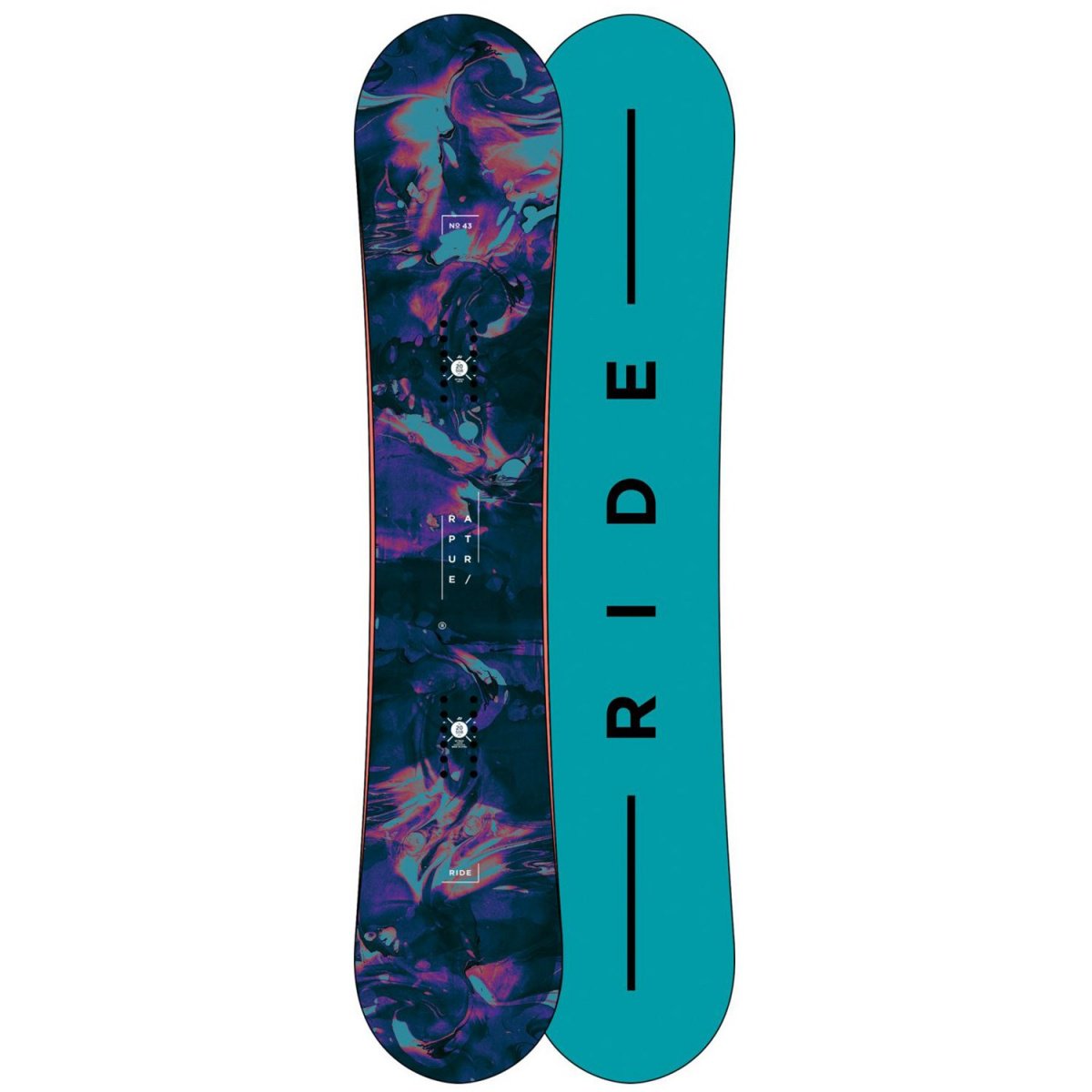 Сноуборд женский Ride Rapture 143 бирюзовый