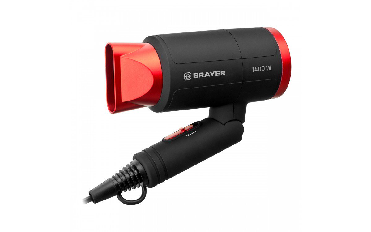 Фен Brayer BR3040RD черно-красный купить,NaN